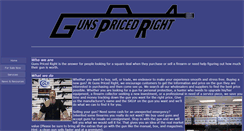 Desktop Screenshot of gunspricedright.com